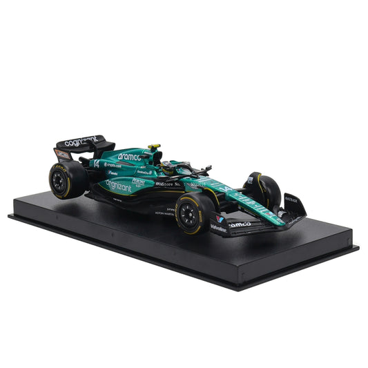 Aston Martin AMR23 Fernando Alonso (No.14 With Helmet 2023) in Green