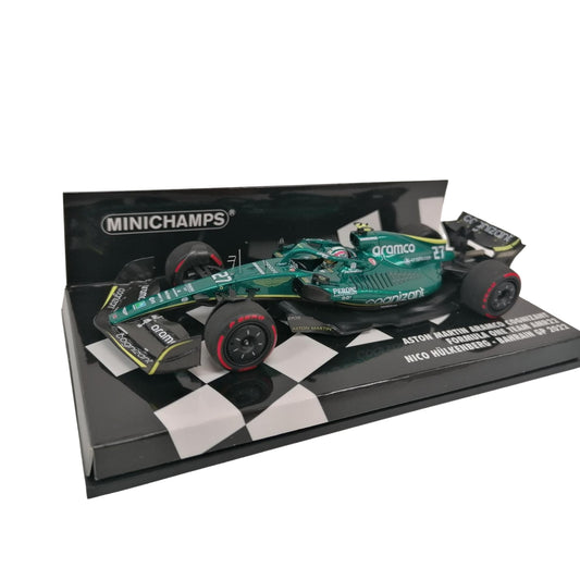 Aston Martin Aramco Cognizant AMR22 Nico Hülkenberg (No.27 Bahrain GP 2022) in Green