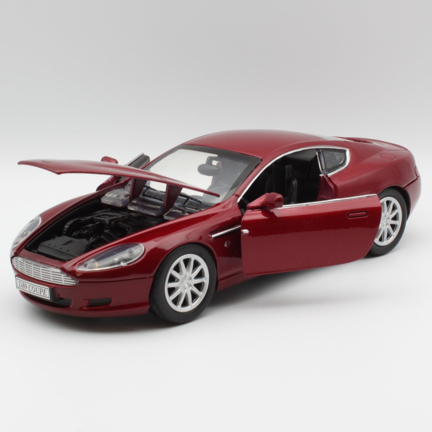Aston Martin DB9 in Magna red
