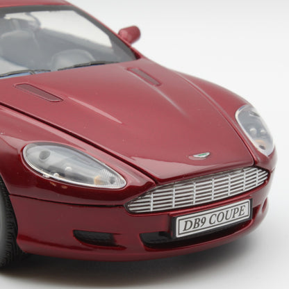 Aston Martin DB9 in Magna red