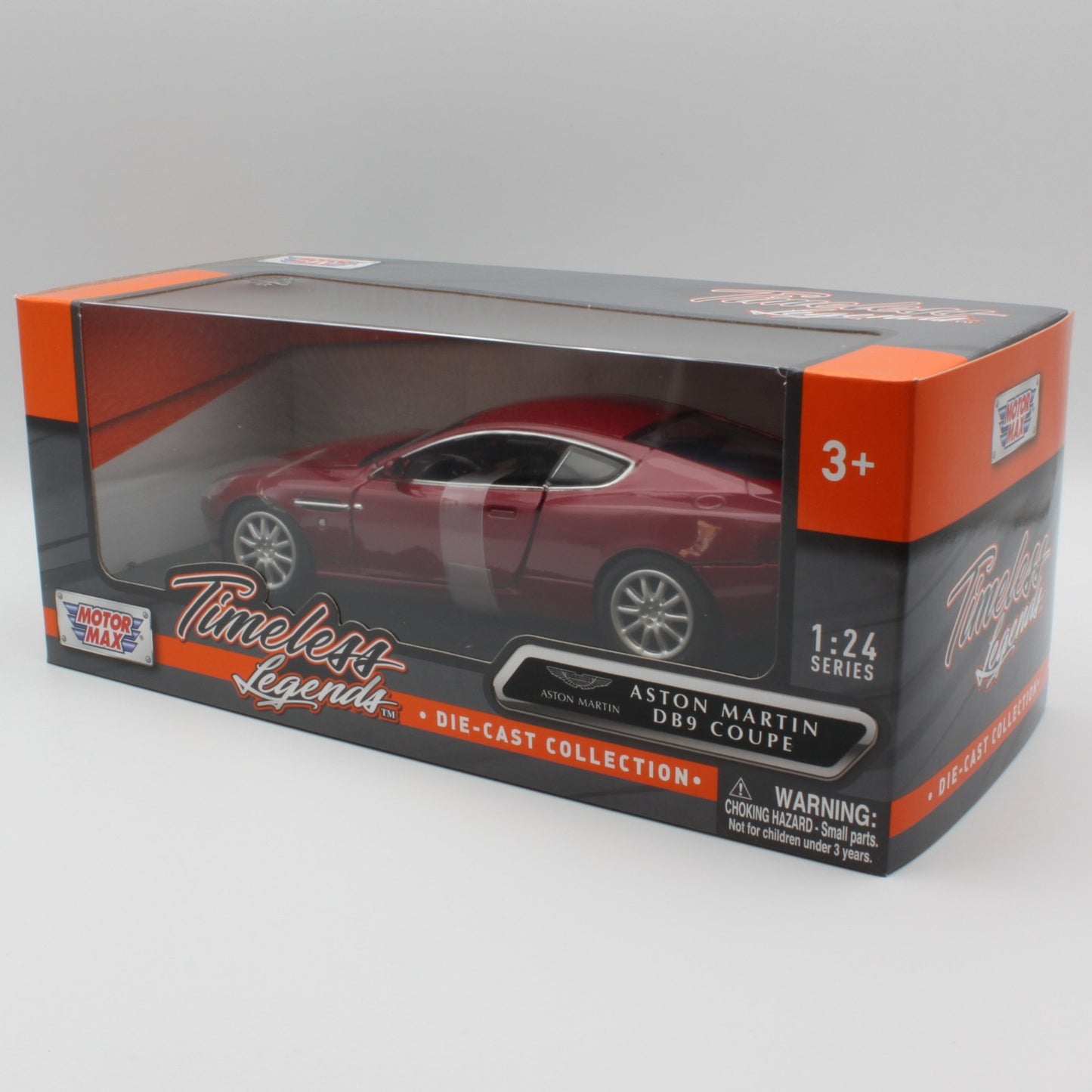 Aston Martin DB9 in Magna red