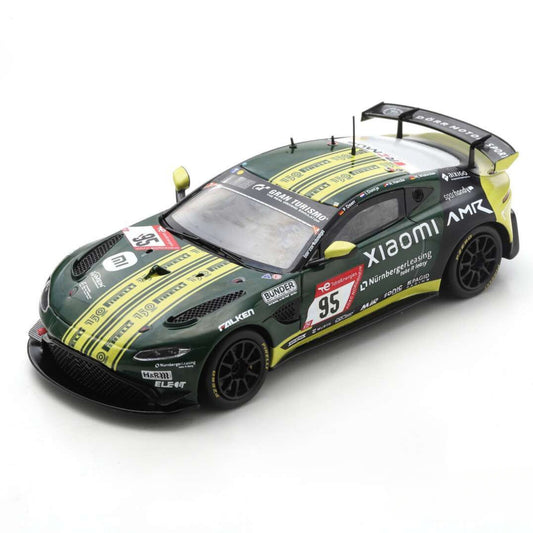 Aston Martin Vantage AMR GT4 Dorr Motosport P.Dorr/N.Hjancke/M.Wiskirchen/I.Dontje (No.95 Winner SP 8T Class 24H Nurburgring 2022) in Green