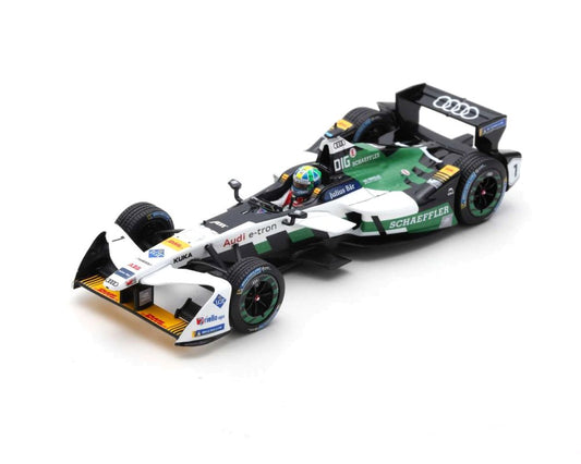 Audi Sport ABT Schaeffler Lucas di Grassi (Winner Zurich ePrix 2017-18) in White and Green