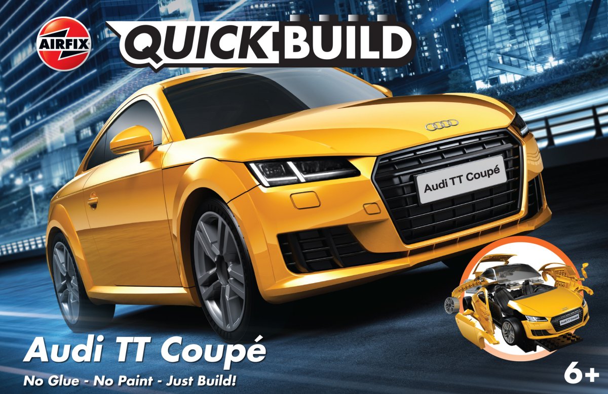 Audi TT Coupe (Quickbuild) [Kit] in Yellow