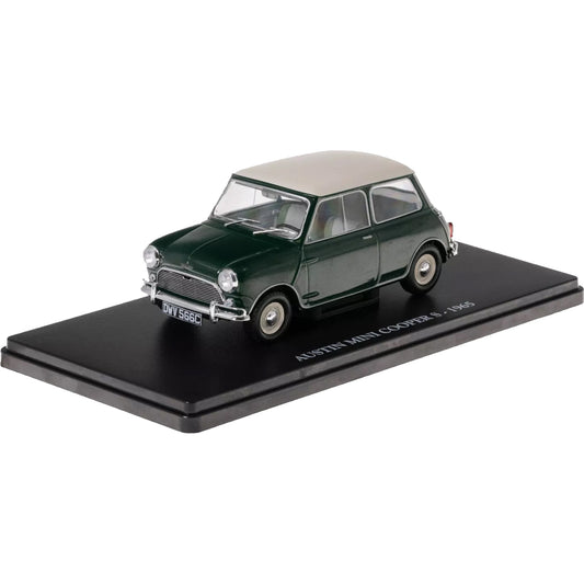 Austin Mini Cooper S (NO DISPLAY CASE 1965) in Green/White