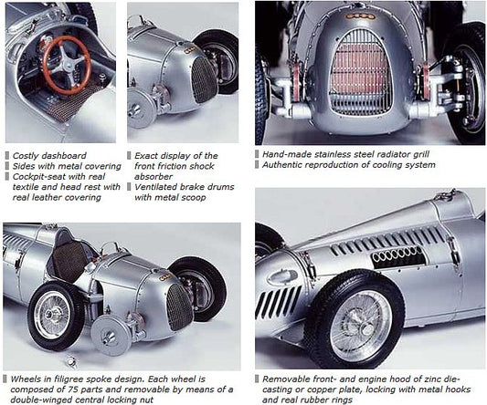 Auto Union Type C (1936) in Silver