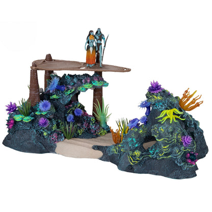 Tonowari and Ronal With Metkayina Reef Diorama From Avatar The Way of Water
