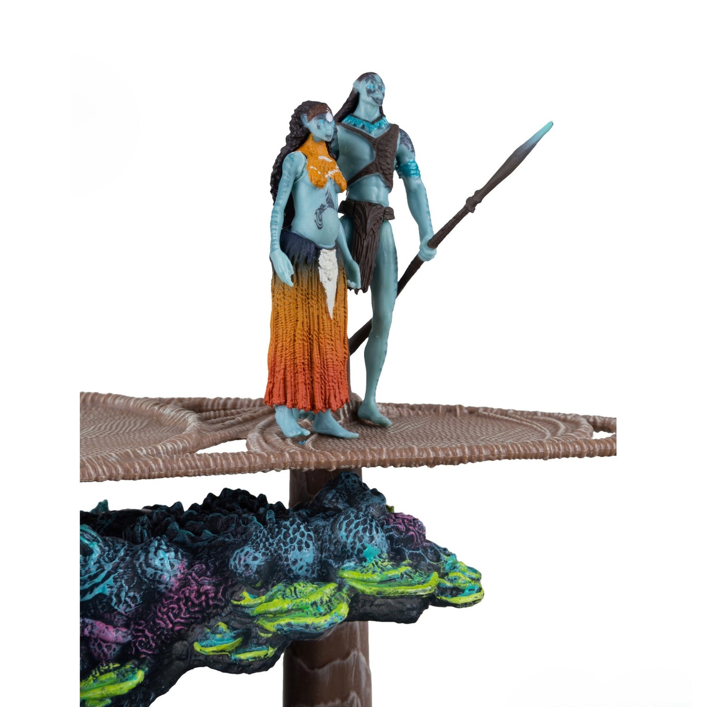 Tonowari and Ronal With Metkayina Reef Diorama From Avatar The Way of Water