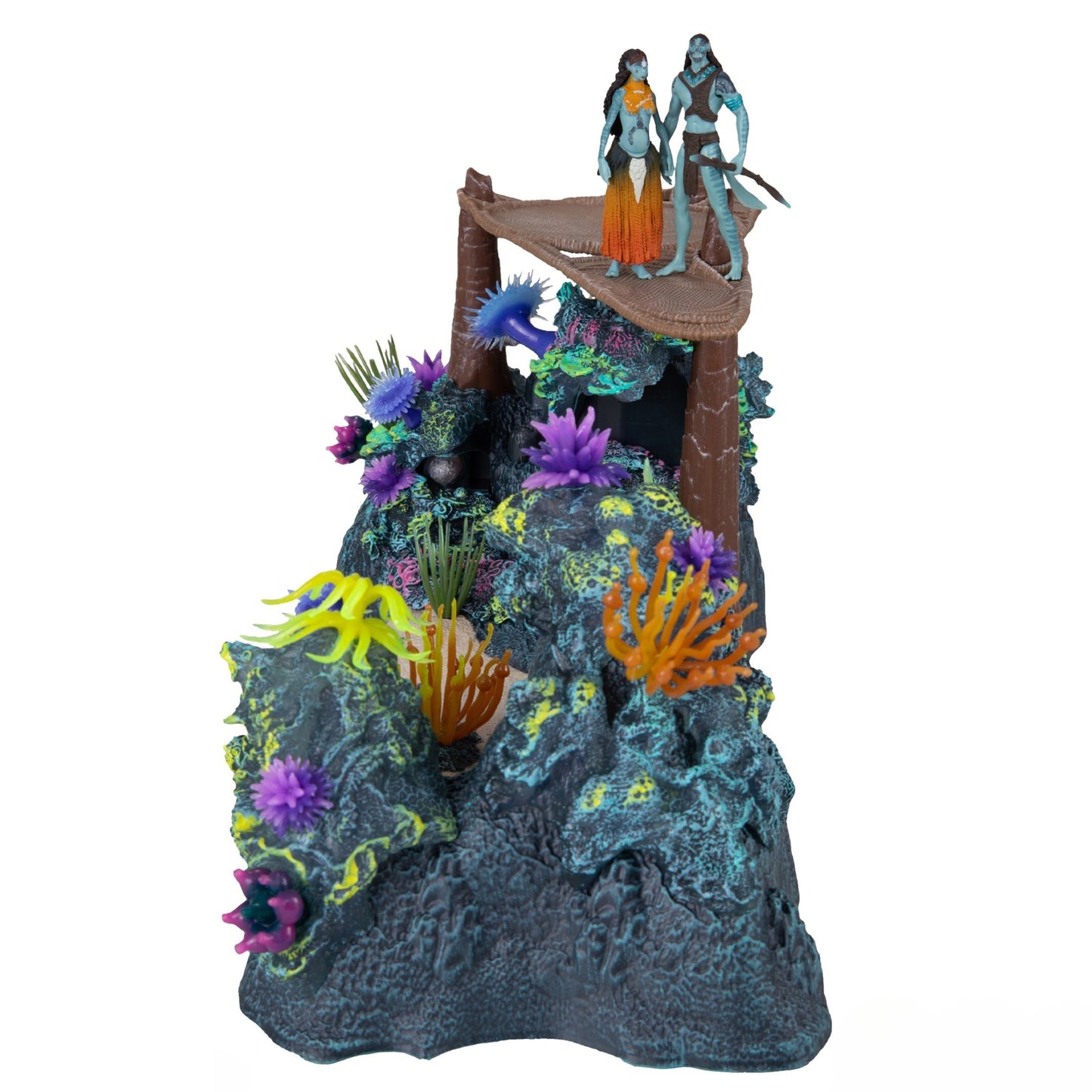 Tonowari and Ronal With Metkayina Reef Diorama From Avatar The Way of Water