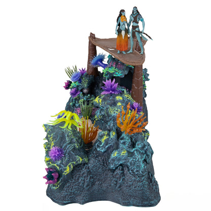 Tonowari and Ronal With Metkayina Reef Diorama From Avatar The Way of Water