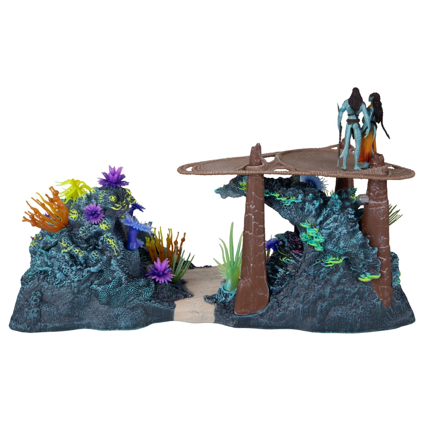 Tonowari and Ronal With Metkayina Reef Diorama From Avatar The Way of Water