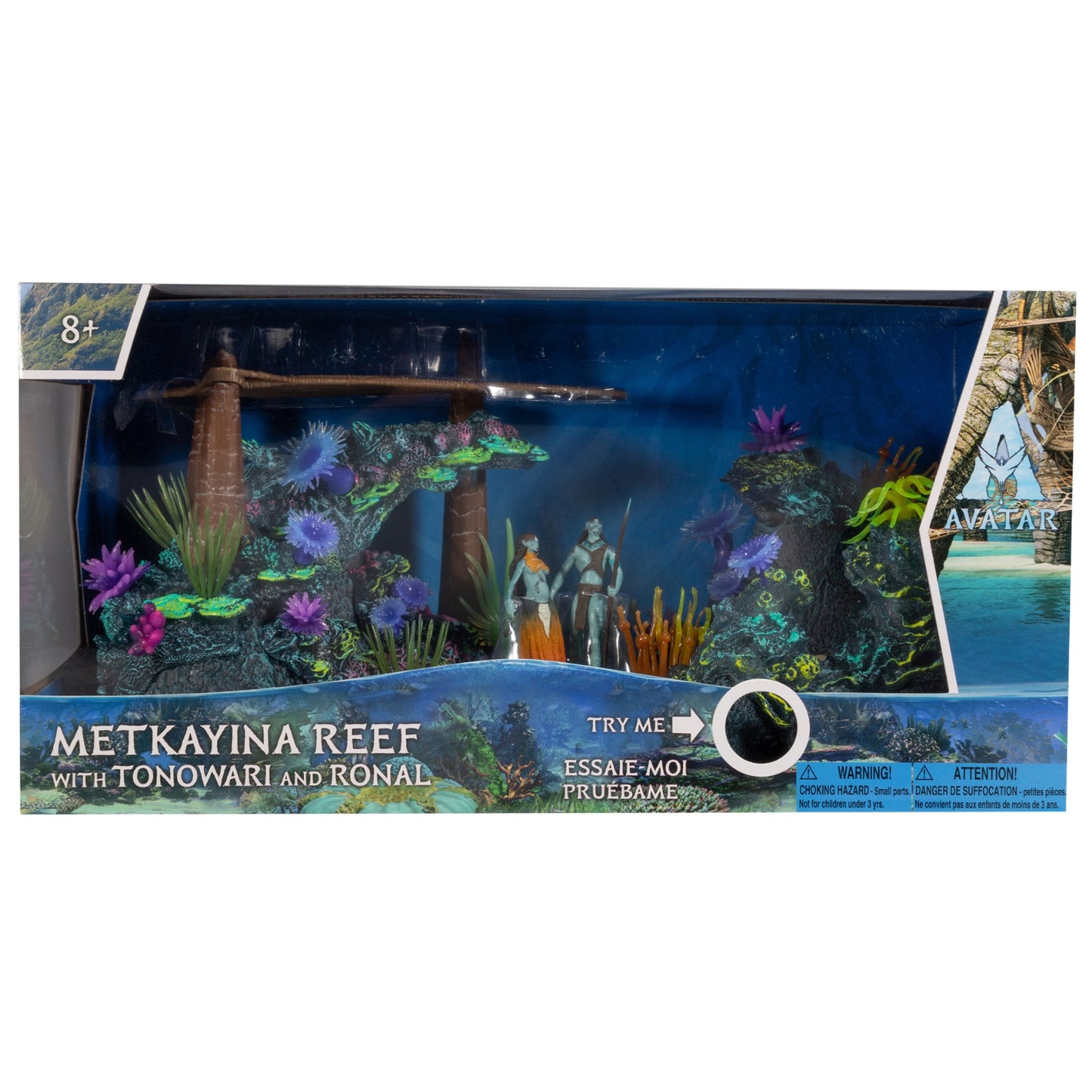 Tonowari and Ronal With Metkayina Reef Diorama From Avatar The Way of Water