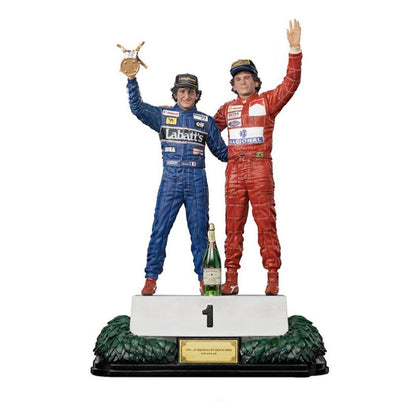 Ayrton Senna And Alain Prost Ayrton Senna (The Last Podium Deluxe Art 1993)