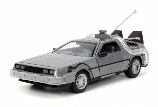 Delorean From Back To The Future Part 1 in Silver