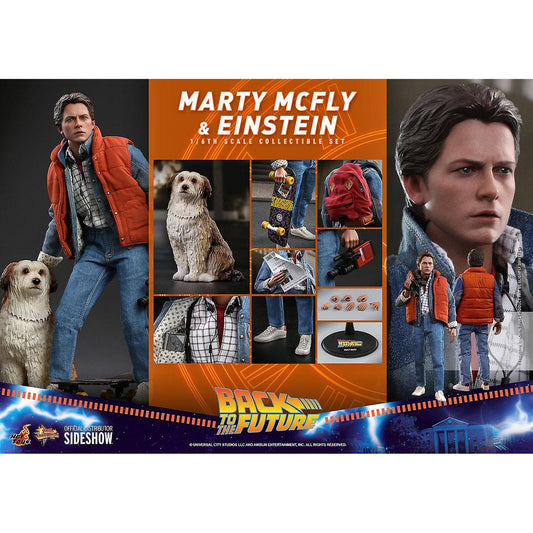 Marty And Einstein Figure Set From Back To The Future