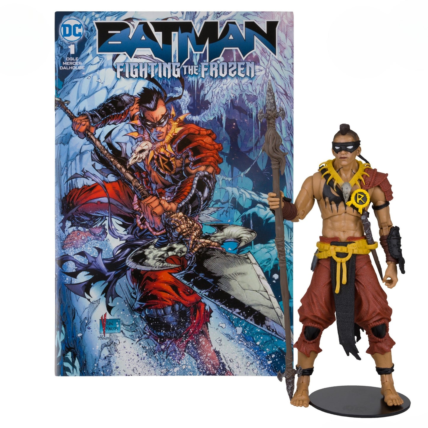 Robin Figure With Exclusive Comic From Batman Fighting the Frozen