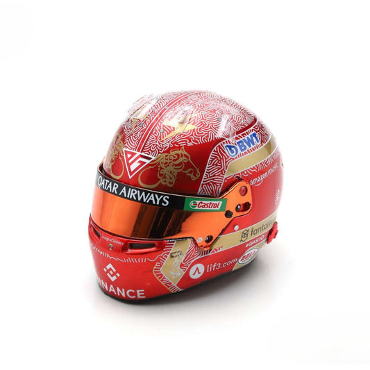 Bell Replica Helmet Alpine F1 Team Pierre Gasly (Qatar GP 2023) in Red/Gold