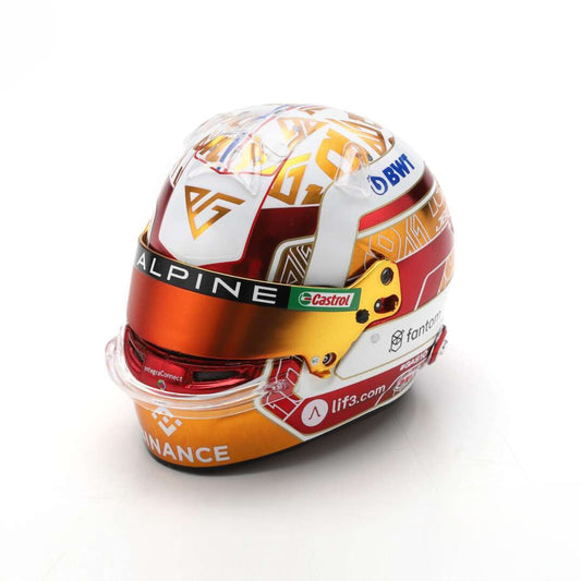 Bell Alpine Replica Helmet Pierre Gasly (2023) in Gold/Red/White