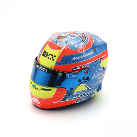 Bell McLaren F1 Team Replica Helmet Oscar Piastri (Australian GP 2023) in Blue/Yellow/Orange