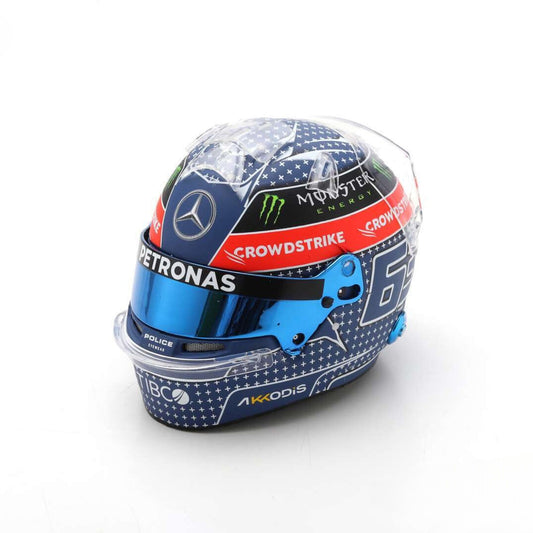 Bell Mercedes AMG Petronas Replica Helmet George Russell (Japanese GP 2022) in Blue
