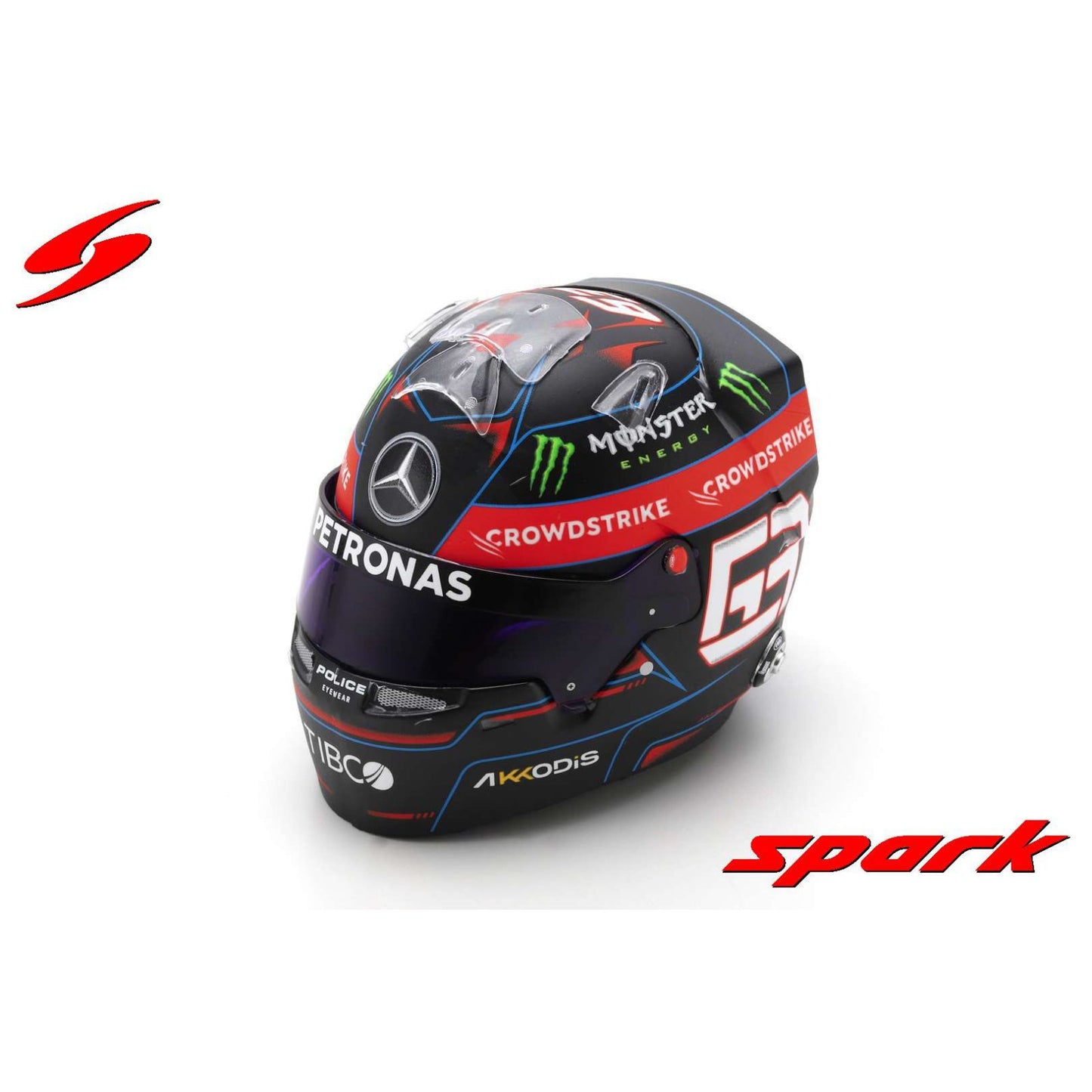 Bell Replica Helmet George Russell (Mercedes 2022) in Black