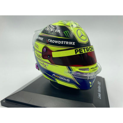 Bell AMG Petronas Replica Helmet Lewis Hamilton (2022) in Blue/Yellow