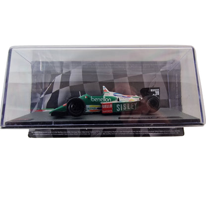 Benetton B186 Gerhard Berger (1986) in White/Green