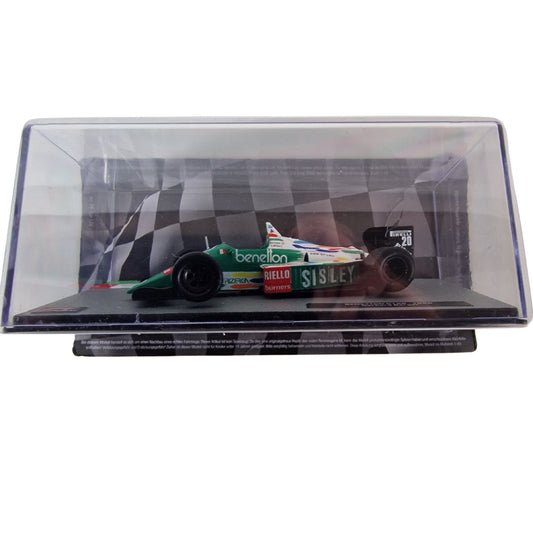 Benetton B186 Gerhard Berger (1986) in White/Green