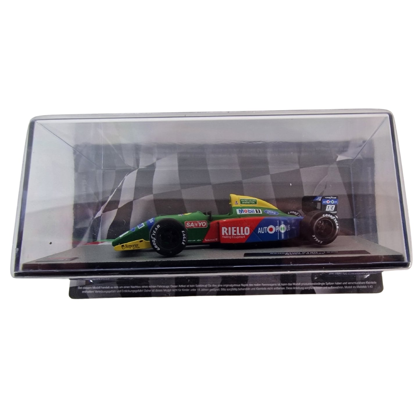 Benetton B190 Nelson Piquet (1990) in Red/Blue/Green