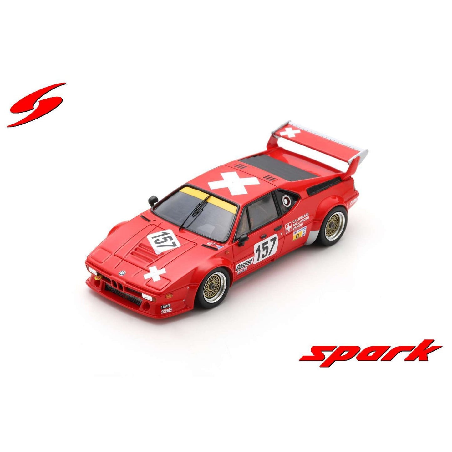 BMW M1 A.Pallavicini/E.Calderari/M.Vanoli (24H Le Mans 1985) in Red