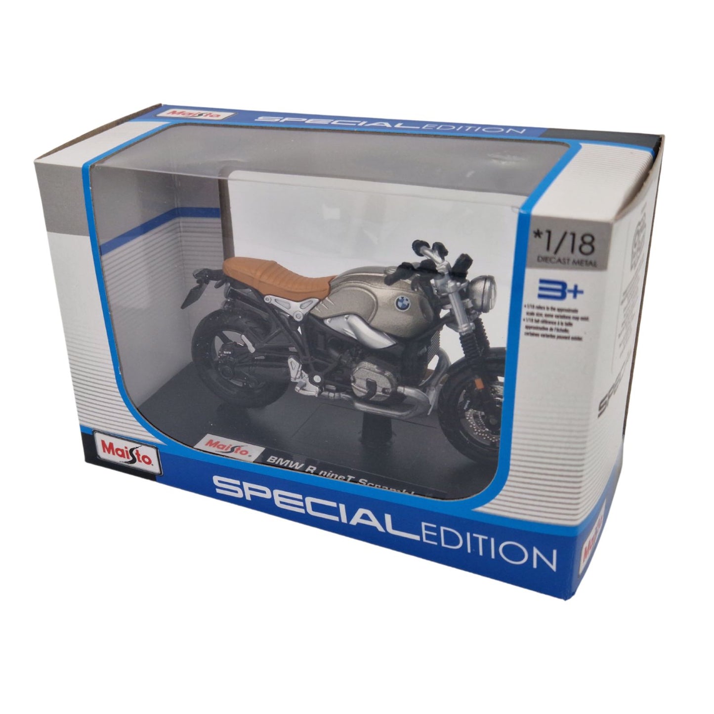 BMW R Nine T Scrambler in Silver