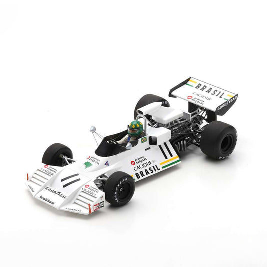 Brabham BT42 Wilson Fittipaldi (No.11 Monaco GP 1973) in White