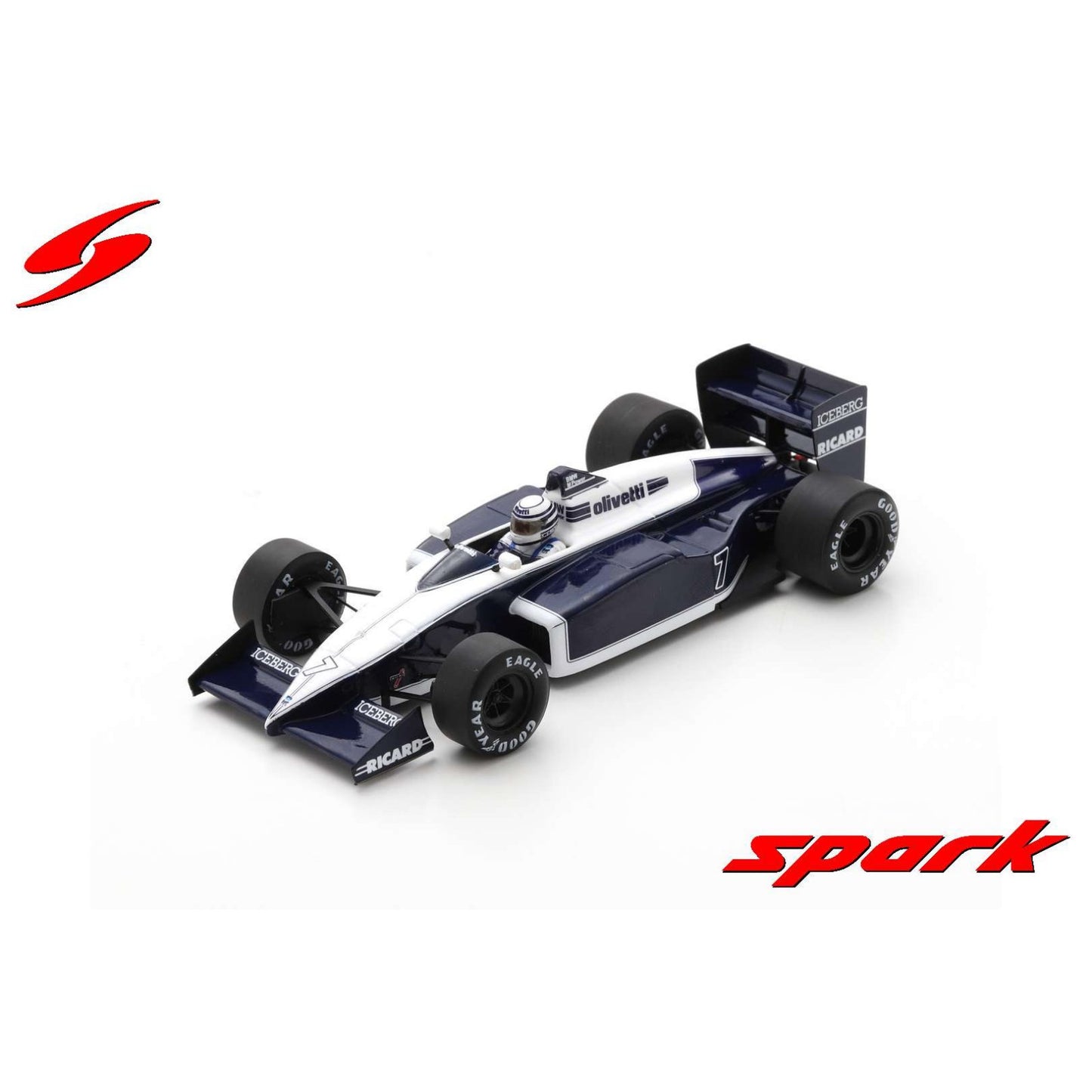 Brabham BT56 Riccardo Patrese (Mexican GP 1987) in Blue/White