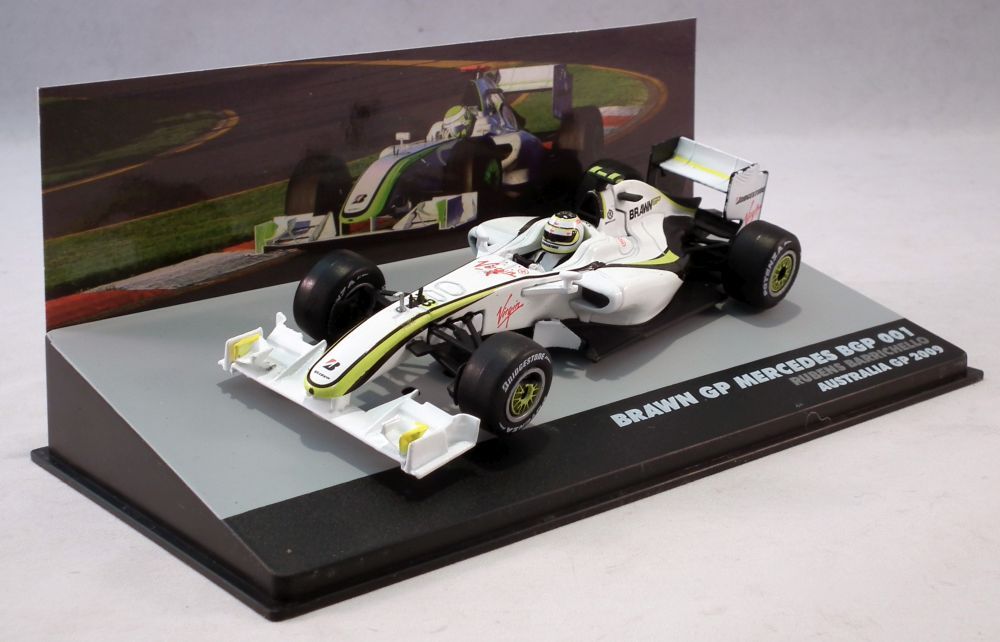 Brawn BGP001 Rubens Barrichello (Australian GP 2009) in White