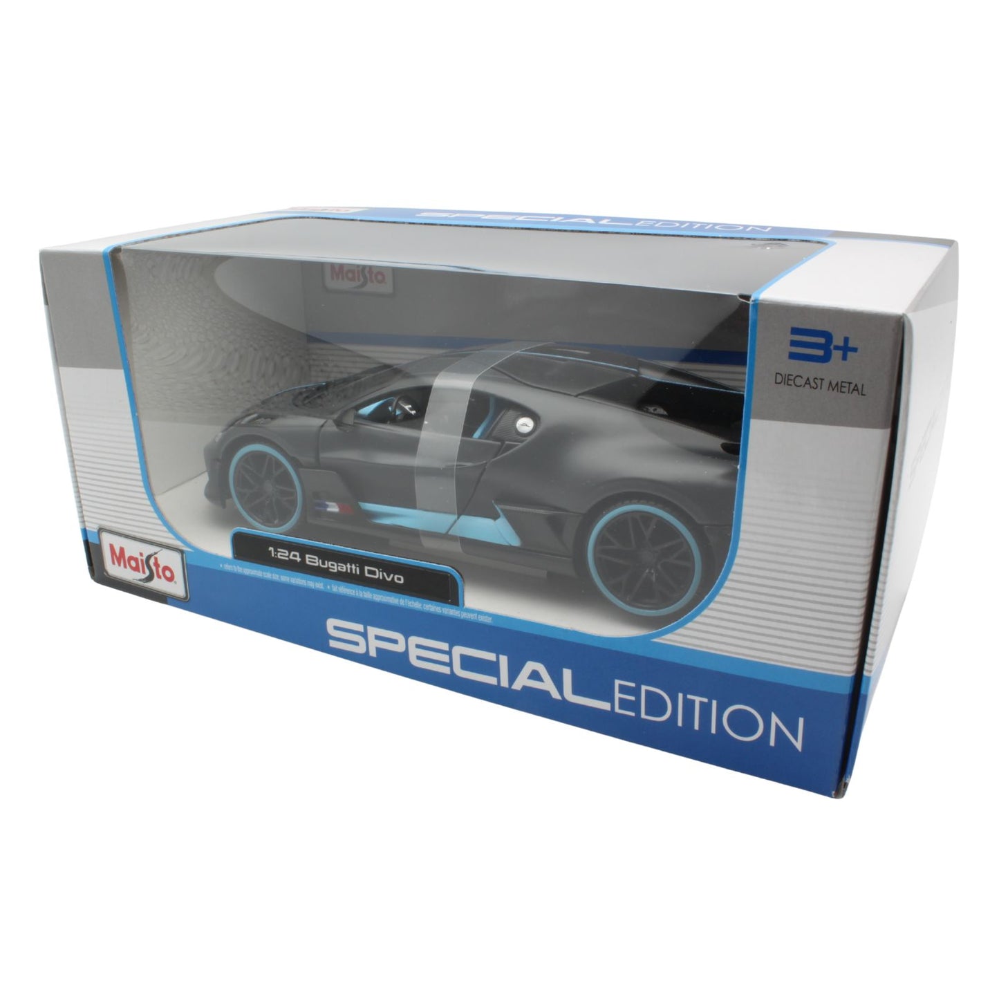 Bugatti Divo in Dark Grey and Blue