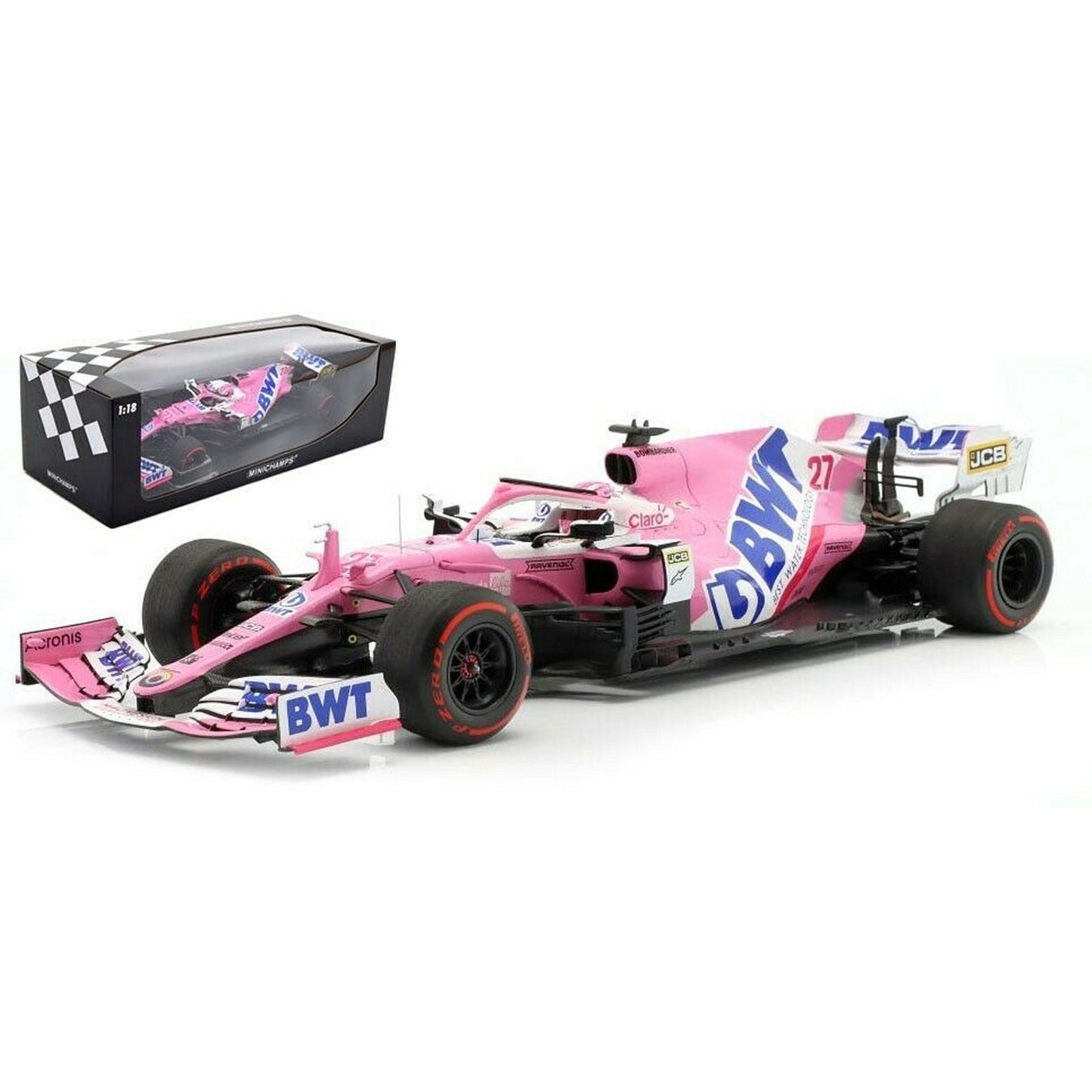 Mercedes BWT Racing Point Nico Hulkenberg (70th Anniversary 2020) in Pink