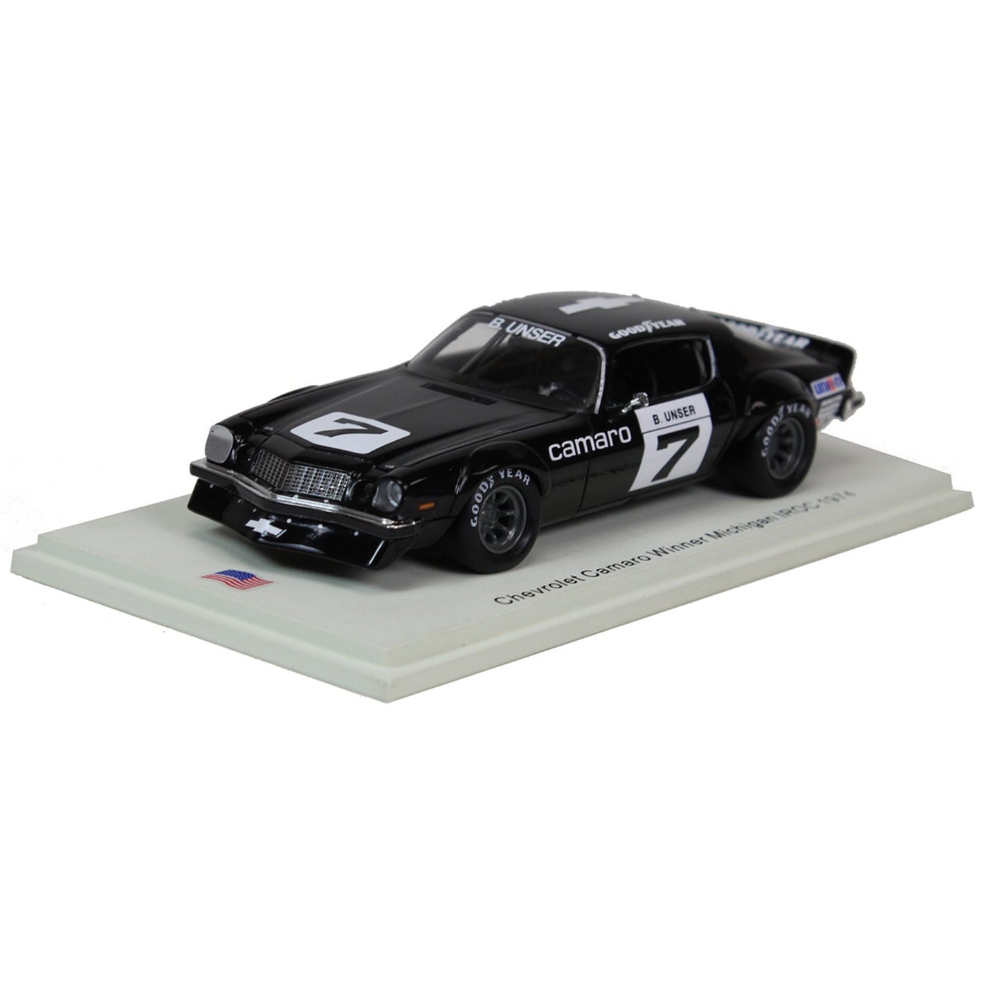 Chevrolet Camaro Bobby Unser (Winner Michigan IROC 1974) in Black