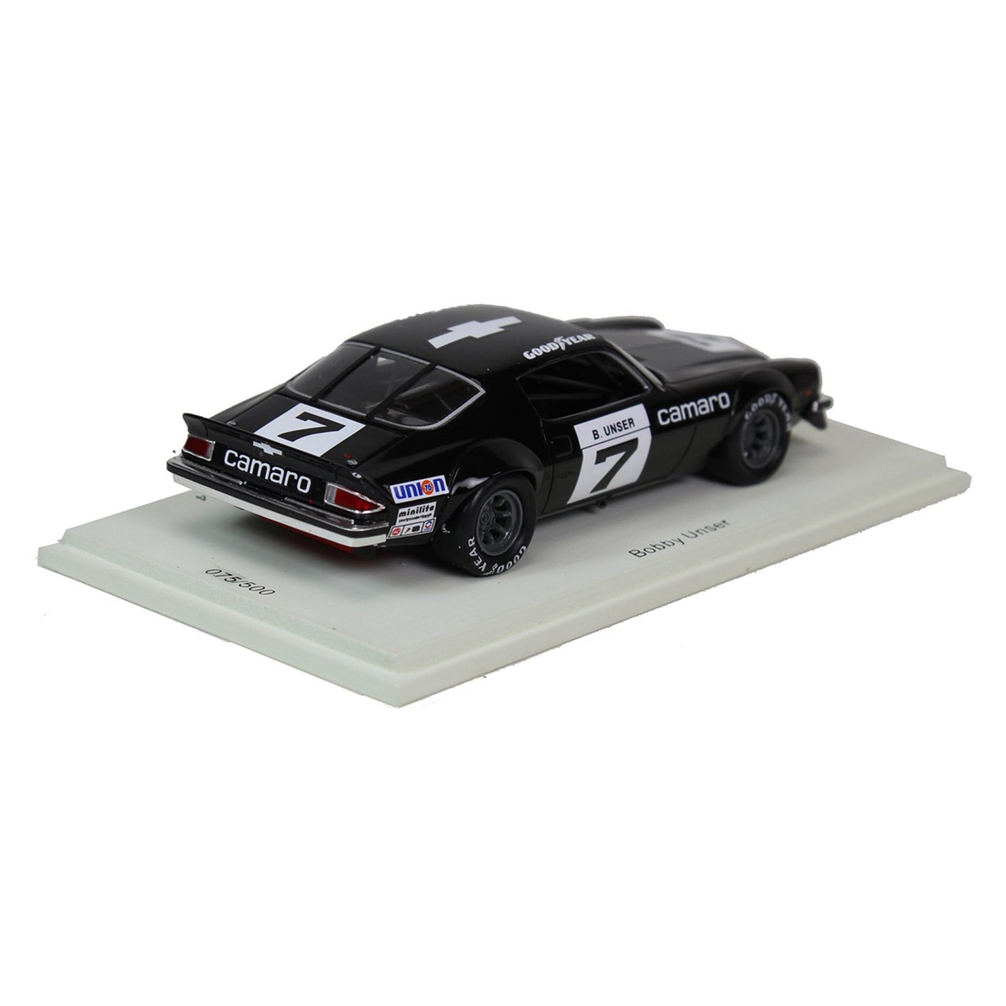 Chevrolet Camaro Bobby Unser (Winner Michigan IROC 1974) in Black