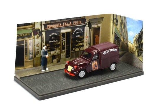 Citroen 2CV Fourgonnette Van (Epicier Felix Potin) in Burgundy