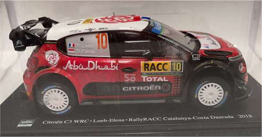 Citroen C3 WRC No.10 Loeb - Elena (RallyRACC Catalunya-Costa Daurada 2018) in Red