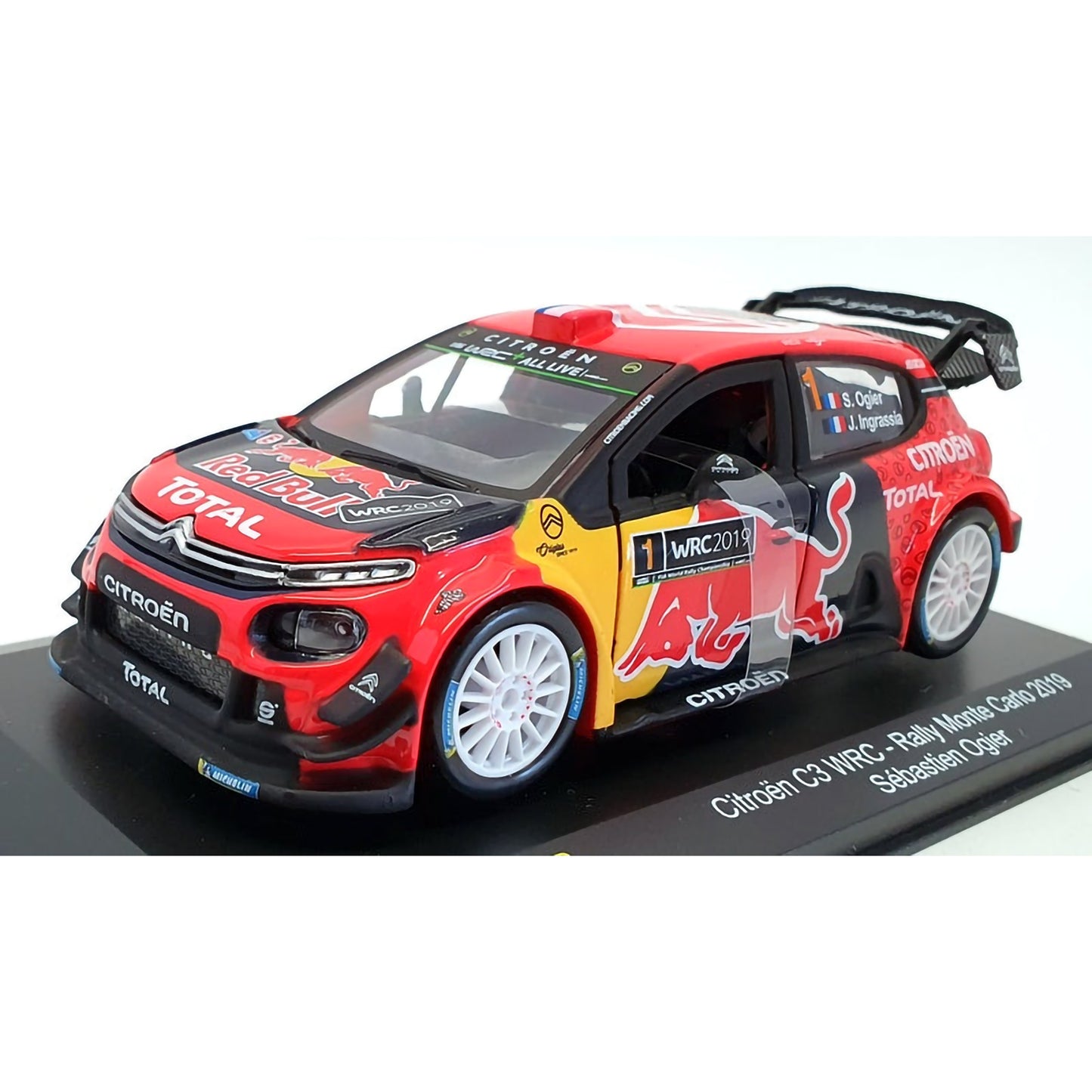 Citroen C3 WRC S.Ogier/J.Ingrassia (Mote Carlo Rally Winner 2019) in Red/Black