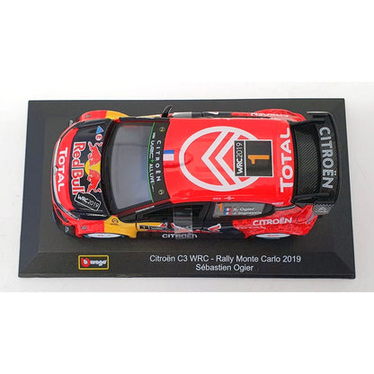 Citroen C3 WRC S.Ogier/J.Ingrassia (Mote Carlo Rally Winner 2019) in Red/Black