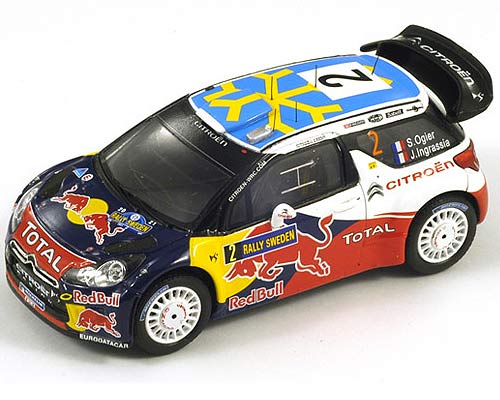 Citroen DS3 Sebastien Ogier (Swedish Rally 2011) in Blue and Red