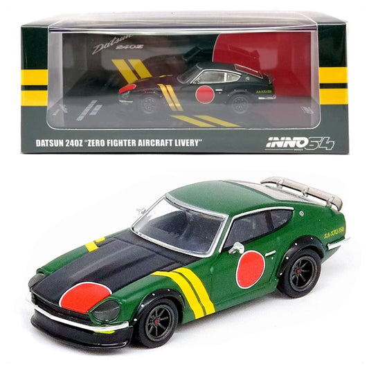 Datsun 240Z (Zero Fighter Aircraft Livery) in Green/Black/Yellow/Red