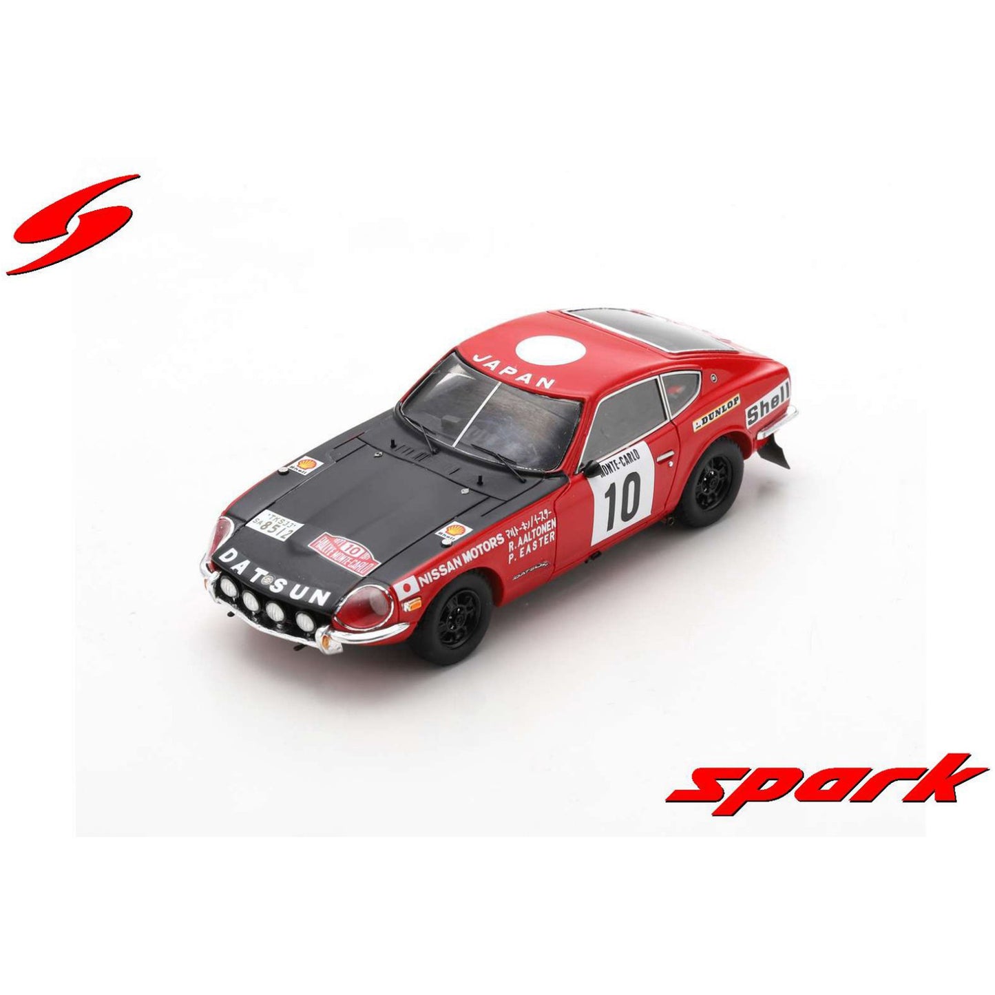 Datsun 240z R.Aaltonen/P.Easter (Monte Carlo Rally 1973) in Red/Black