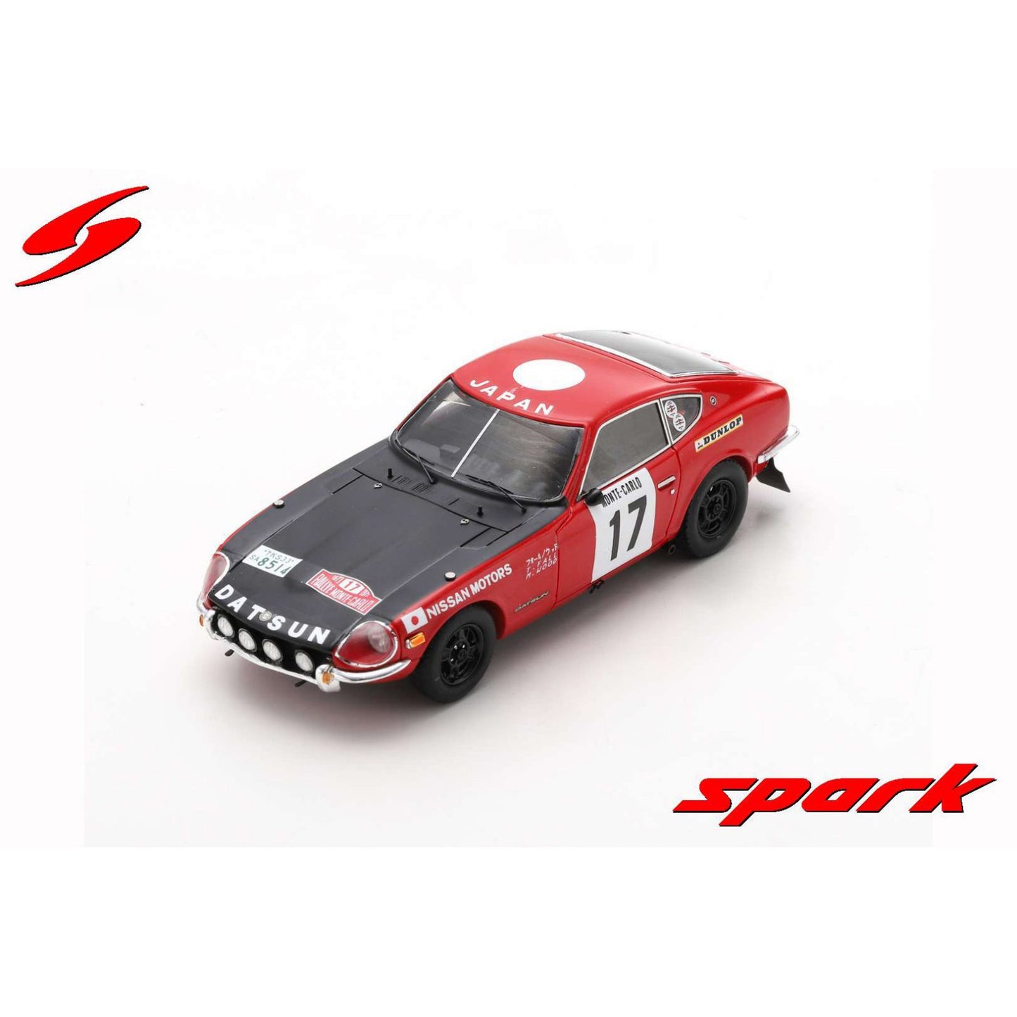 Datsun 240Z T.Fall/M.Wood (Monte Carlo Rally 1973) in Red/Black