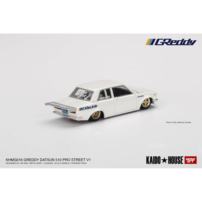 Datsun 510 Pro Street (Kaido House Greedy) in Pearl White