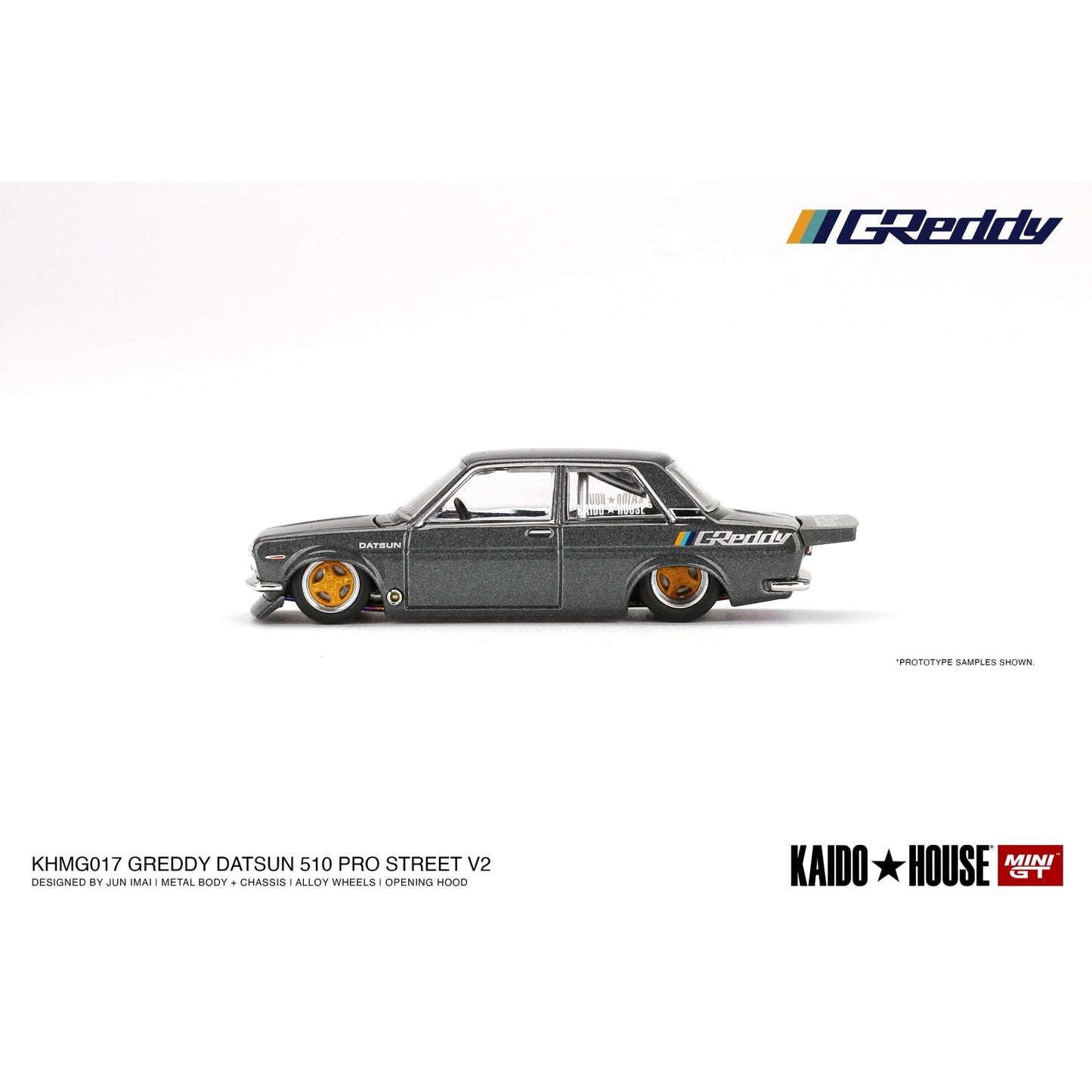 Datsun 510 Pro Street (Kaido House Greedy) in Gun Metal Grey