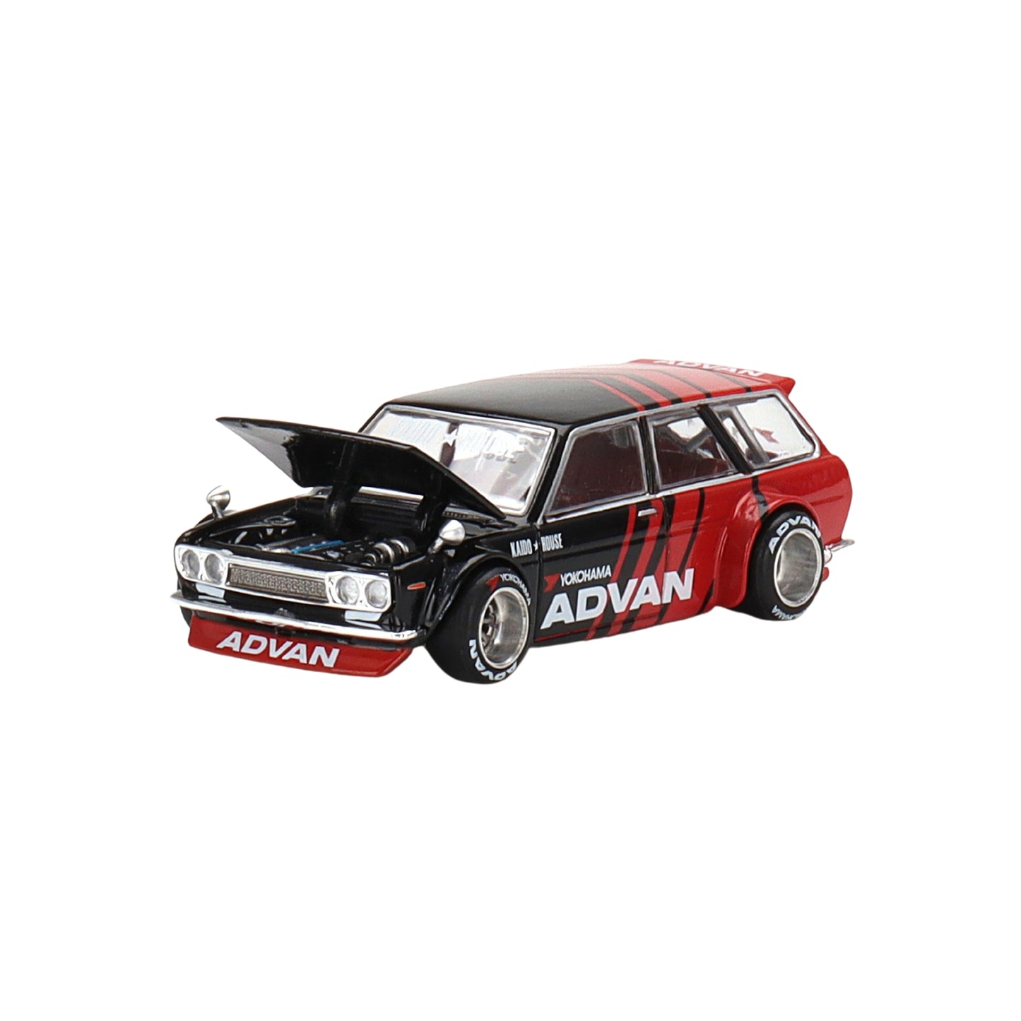 Datsun 510 Wagon Advan (Kaido House Custom) in Red/Black