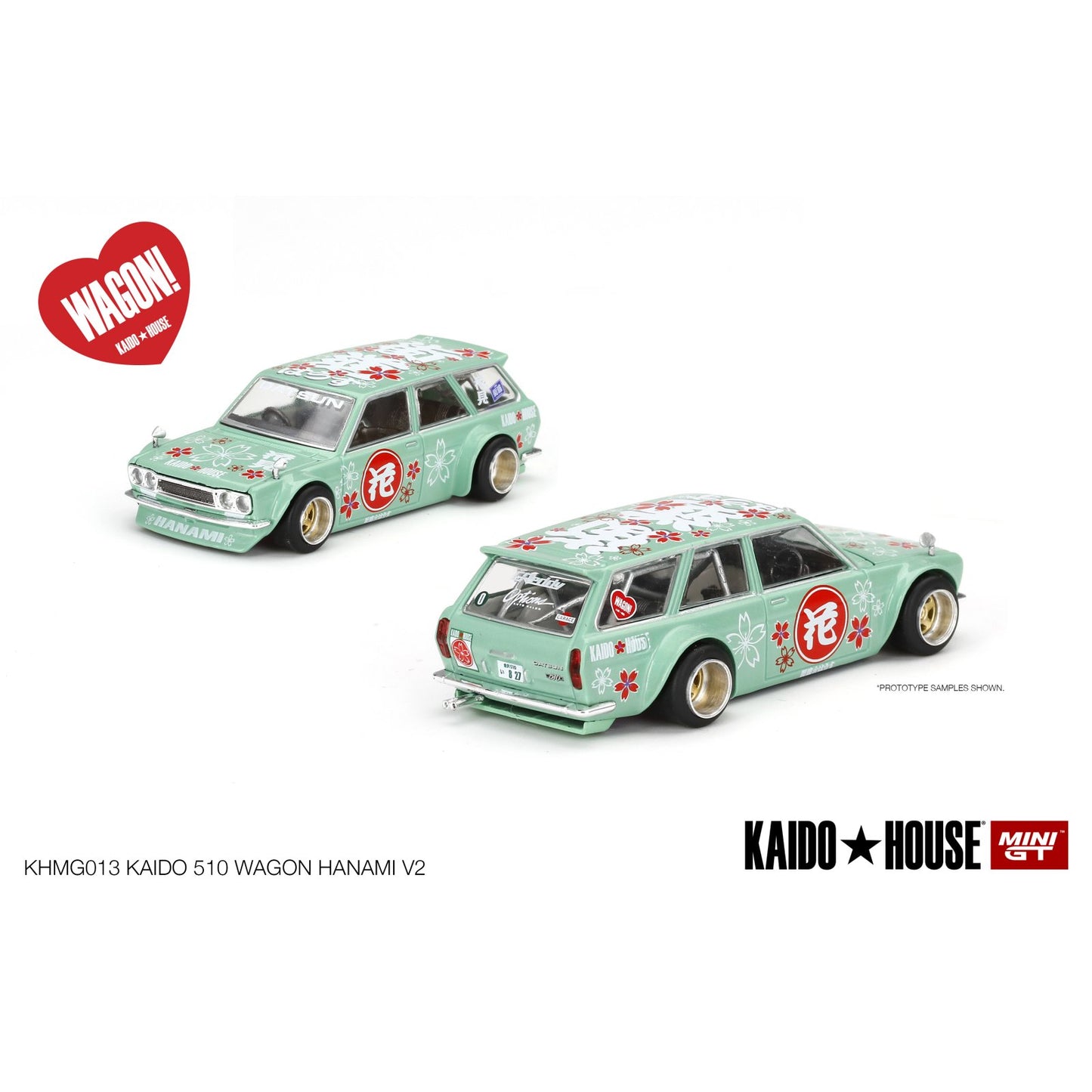 Datsun 510 Wagon Hanami V2 (Kaido House Custom RHD) in Green